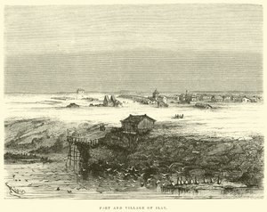 Porto e villaggio di Ilay da Edouard Riou